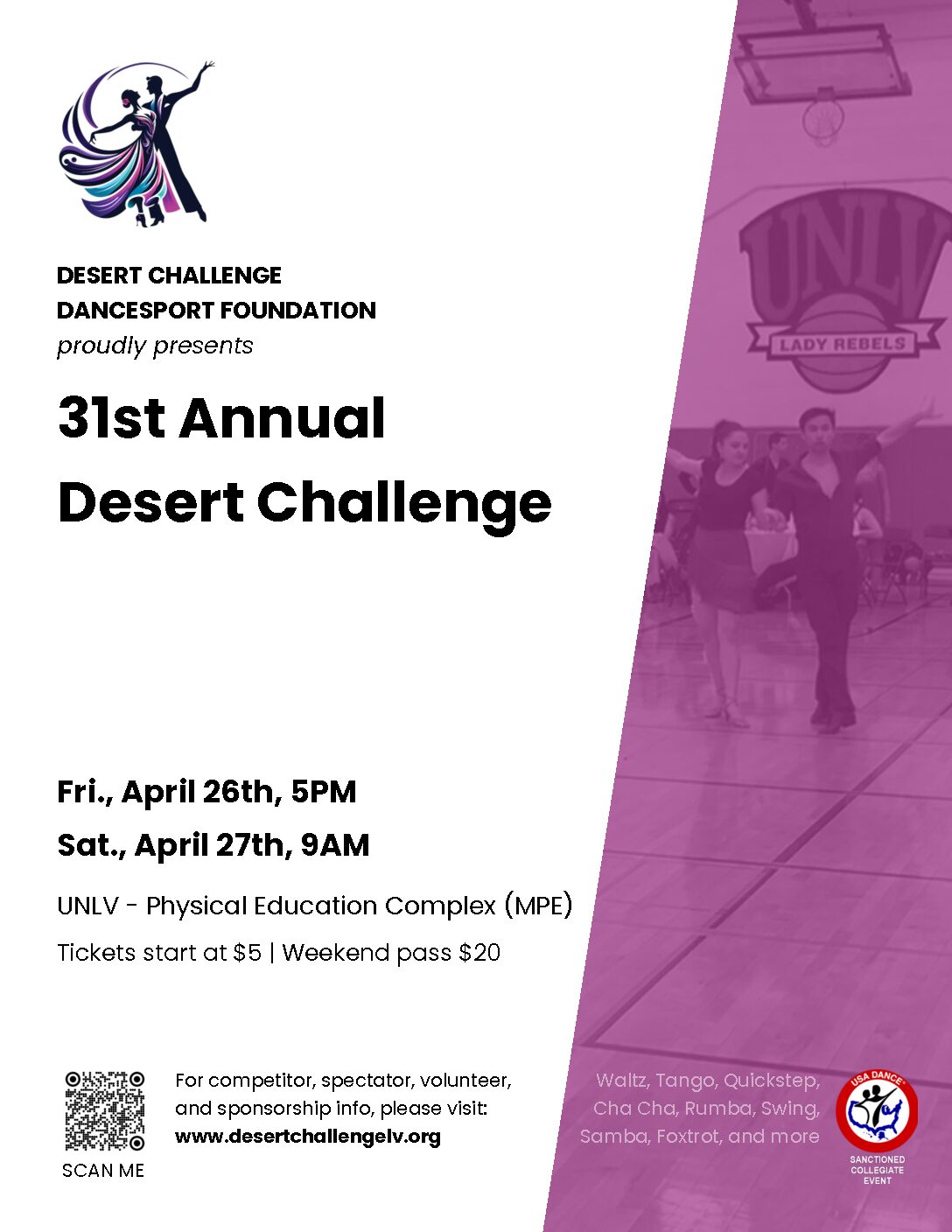 2024 Desert Challenge Flyer